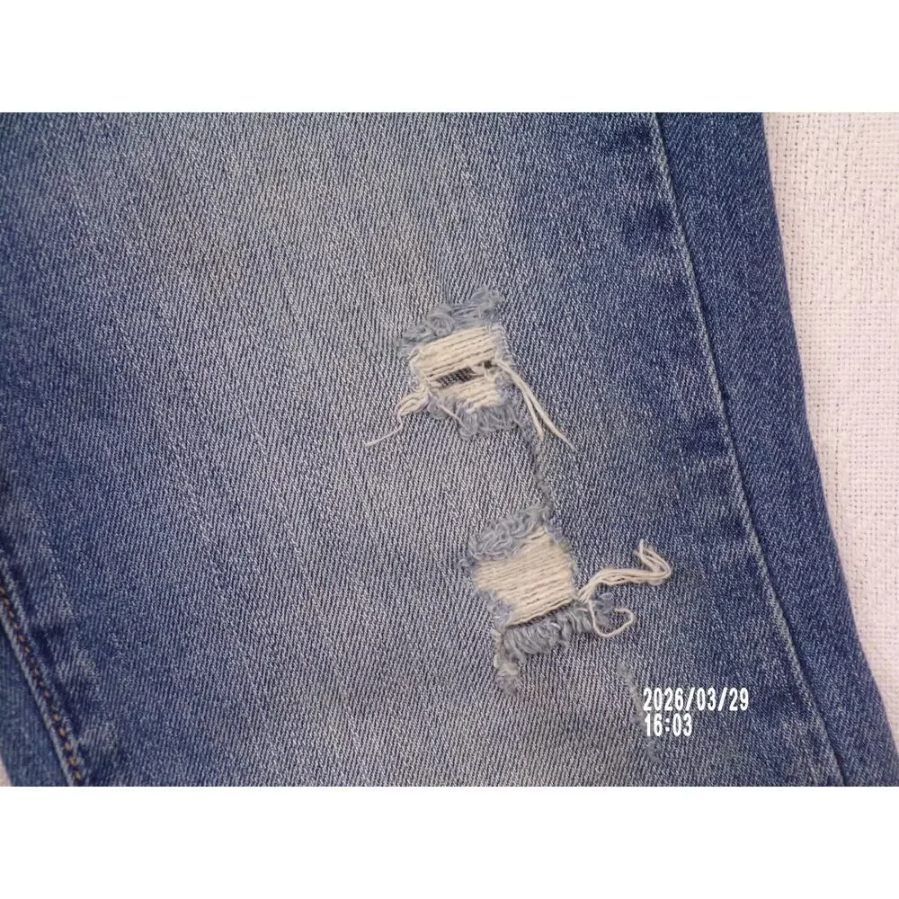 American Eagle VINTAGE FLARE Jeans Size 2 Reg Low Rise Y2K Distressed 2010 Retro - Picture 7 of 16